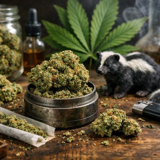 Odmiany marihuany skunk